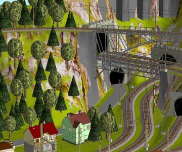 Progetto ferroviario "Suggestioni tra boschi, ponti e gallerie" bosco