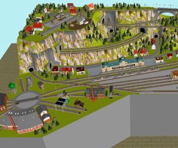 Progetto ferroviario "Suggestioni tra boschi, ponti e gallerie" panoramica